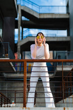 Load image into Gallery viewer, White Side Sheer Top