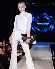 Load image into Gallery viewer, White Side Sheer Top