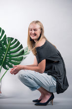 Load image into Gallery viewer, Asymmetric Boxy Knit Dress