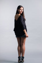 Load image into Gallery viewer, Knit Open Back Long Sleeve Top