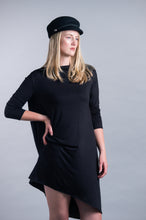 Load image into Gallery viewer, Slouchy Open Back Long Sleeve Midi Dress