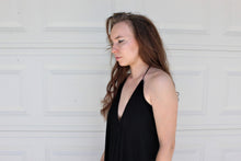 Load image into Gallery viewer, Plunging Halter Hi-Low Maxi Dress