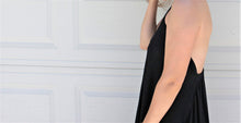 Load image into Gallery viewer, Plunging Halter Hi-Low Maxi Dress