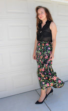 Load image into Gallery viewer, Tropical Floral Print Asymmetrical Top & Maxi Skirt Set