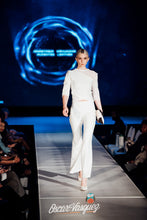 Load image into Gallery viewer, White Rolldown Flare Pants