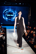 Load image into Gallery viewer, Black Rolldown Flare Pants