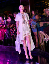 Load image into Gallery viewer, Ivory Flight Asymmetrical Two-Piece Runway Set

