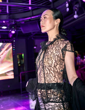 Load image into Gallery viewer, Midnight Lace Three Piece Couture Set
