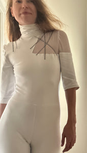 Cold shoulder jumpsuit