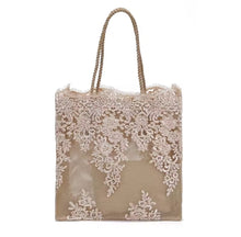 Load image into Gallery viewer, Luxe Lace Tote &amp; Pouch Set
