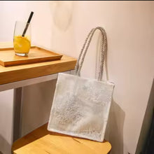 Load image into Gallery viewer, Luxe Lace Tote &amp; Pouch Set
