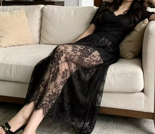 Load image into Gallery viewer, Isabella Floral Lace Maxi Skirt
