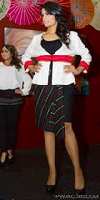 Load image into Gallery viewer, Embroidered Wrap Midi Skirt
