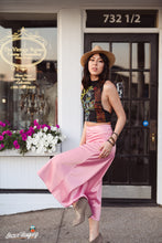 Load image into Gallery viewer, Pink A-line skirt
