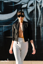 Load image into Gallery viewer, White Rolldown Flare Pants
