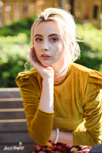 Load image into Gallery viewer, Ribbed Puff-Sleeve Top
