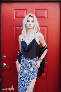 Satin Shawl Neck Cami
