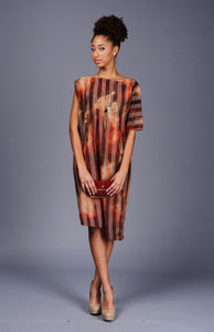 Asymmetrical Tie Dye Dress