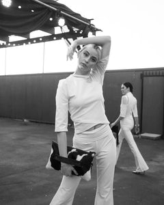 White Side Sheer Top
