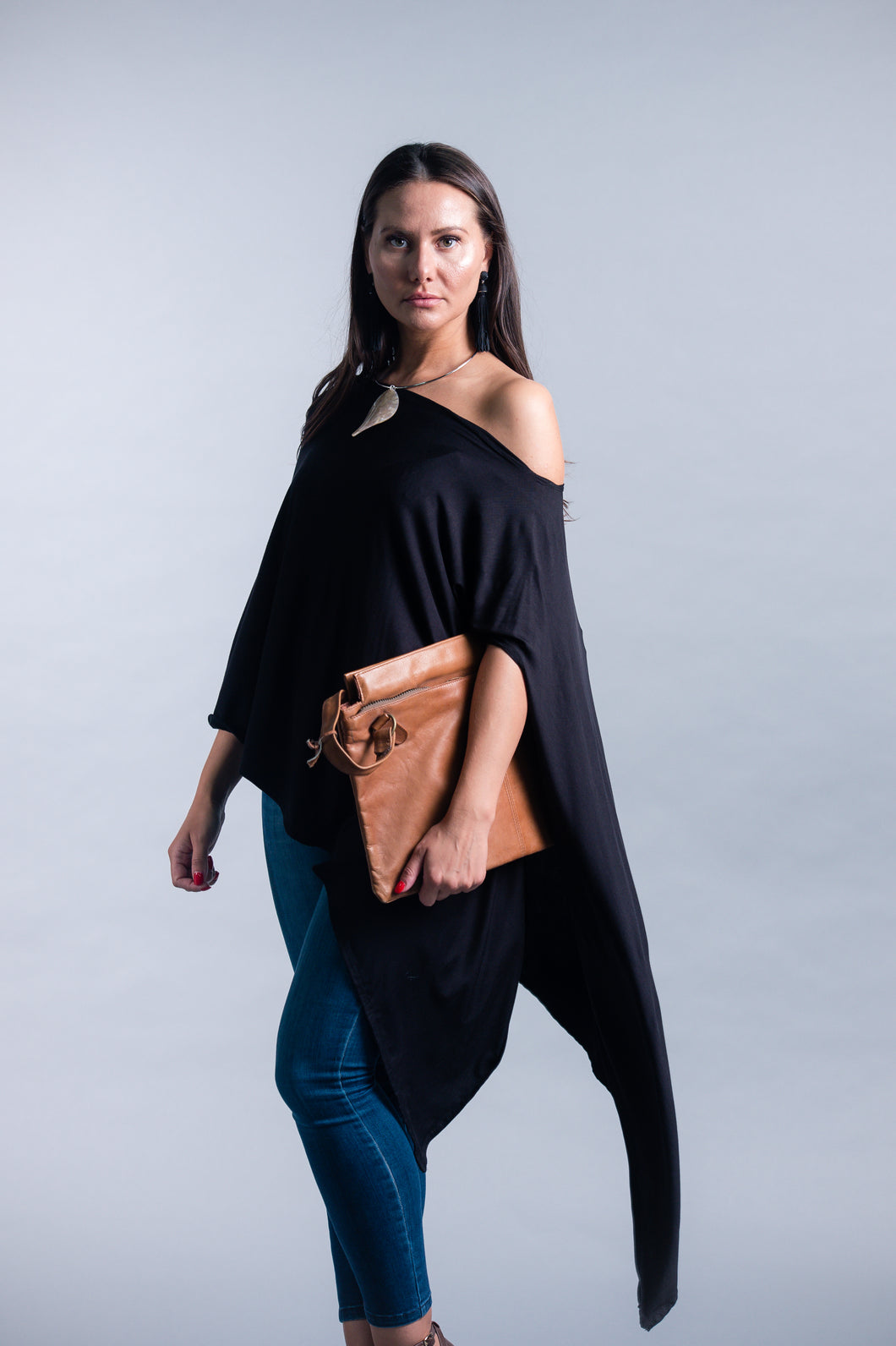 Dow time Shawl Top