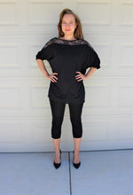 Load image into Gallery viewer, Boxy Patchwork Jersey Top
