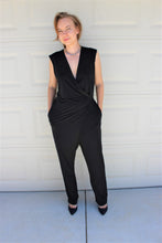 Load image into Gallery viewer, Self-tie Wrap Around Jumpsuit
