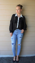 Load image into Gallery viewer, Chiffon Button-Front Blouse

