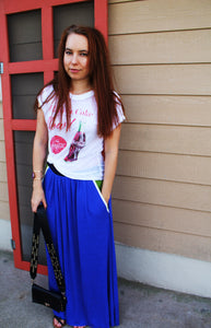 Maxi Skirt With Oversize Pockets