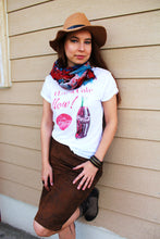 Load image into Gallery viewer, Faux Leather Sand Pencil Skirt
