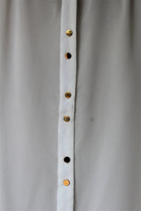 Sleeveless Button Up Chiffon Top