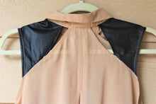 Load image into Gallery viewer, Sleeveless Chiffon Button-Front Top
