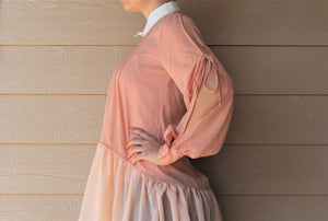 Chiffon Button-Front Blouse