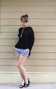 Independent Looking Striped  Shorts