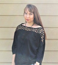 Load image into Gallery viewer, Boxy Patchwork Jersey Top
