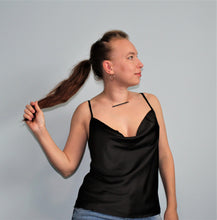 Load image into Gallery viewer, Satin Shawl Neck Cami
