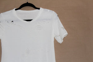 Heavily Distressed Crop Top
