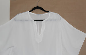 Plus Size Butterfly Sleeves Chiffon Top