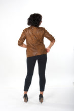 Load image into Gallery viewer, Microsuede &quot;Fake&quot; Moto Jacket
