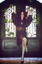 Load image into Gallery viewer, Heathered Knit Longline Microsuede Kimono Jacket
