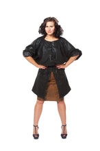 Load image into Gallery viewer, Heathered Knit Longline Microsuede Kimono Jacket

