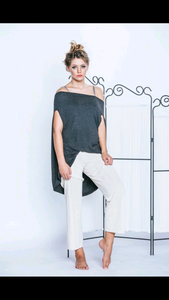 Slouchy Open-Back Top