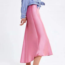 Load image into Gallery viewer, Pink A-line skirt
