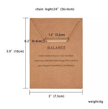 Load image into Gallery viewer, Chain Necklace &quot;Balance&quot;
