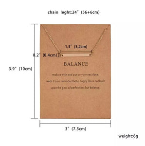 Chain Necklace "Balance"