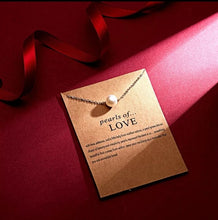 Load image into Gallery viewer, Chain Necklace &quot;Pearls of love&quot;
