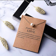Load image into Gallery viewer, Chain Necklace &quot;Pearls of love&quot;
