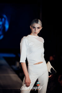 White Side Sheer Top